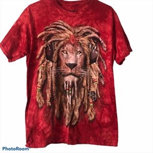 Rainforest cafe tie dye graphic tee Size medium